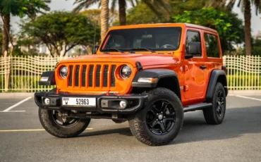 Jeep Wrangler Orange