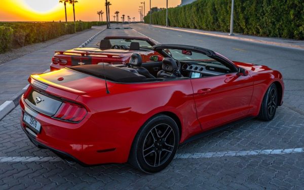 Ford Mustang Convertible Red